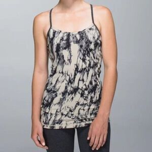 Lululemon Power Y Tank Luon Great Granite Black Mojave Tan Heathered Black
